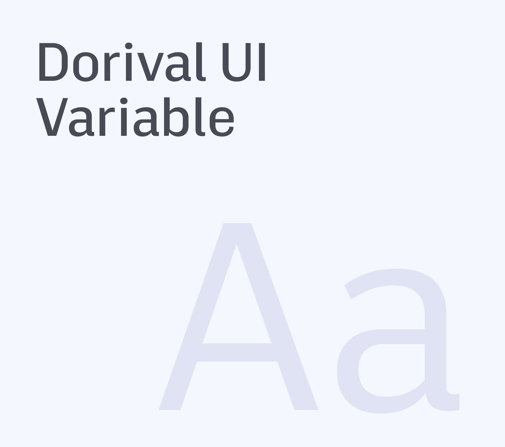 Tipografia Dorival UI
